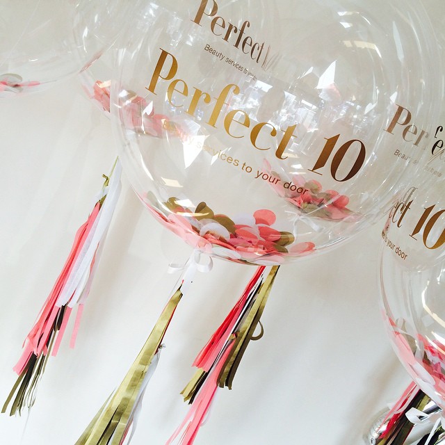 Bubblegum Balloons for Perfect 10