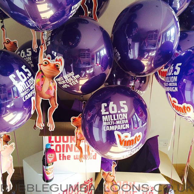 Bubblegum Balloons for Vimto