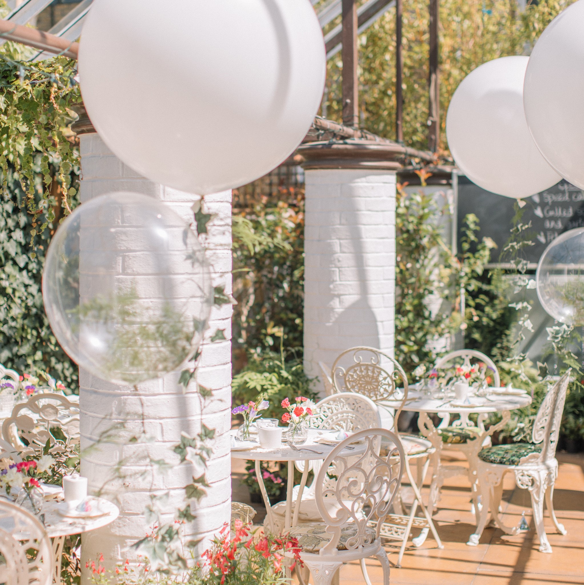 Madeleine Shaw's Baby Shower organised by Pearl &amp; Pear and The Event Edit with Millie Mackintosh. Clifton Nurseries. 2nd July 2017.Holly Clark Photography.