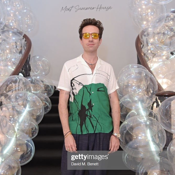 LONDON, ENGLAND - JUNE 06:   Nick Grimshaw attends the Moet Summer House opening night on June 6, 2019 in London, England. (Photo by David M. Benett/Dave Benett/Getty Images for Moet Hennessy)