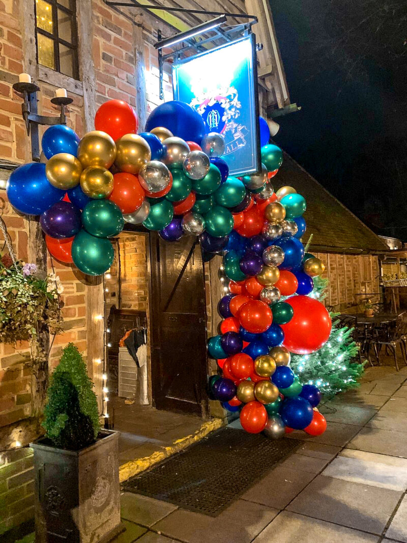Christmas Balloon Arch