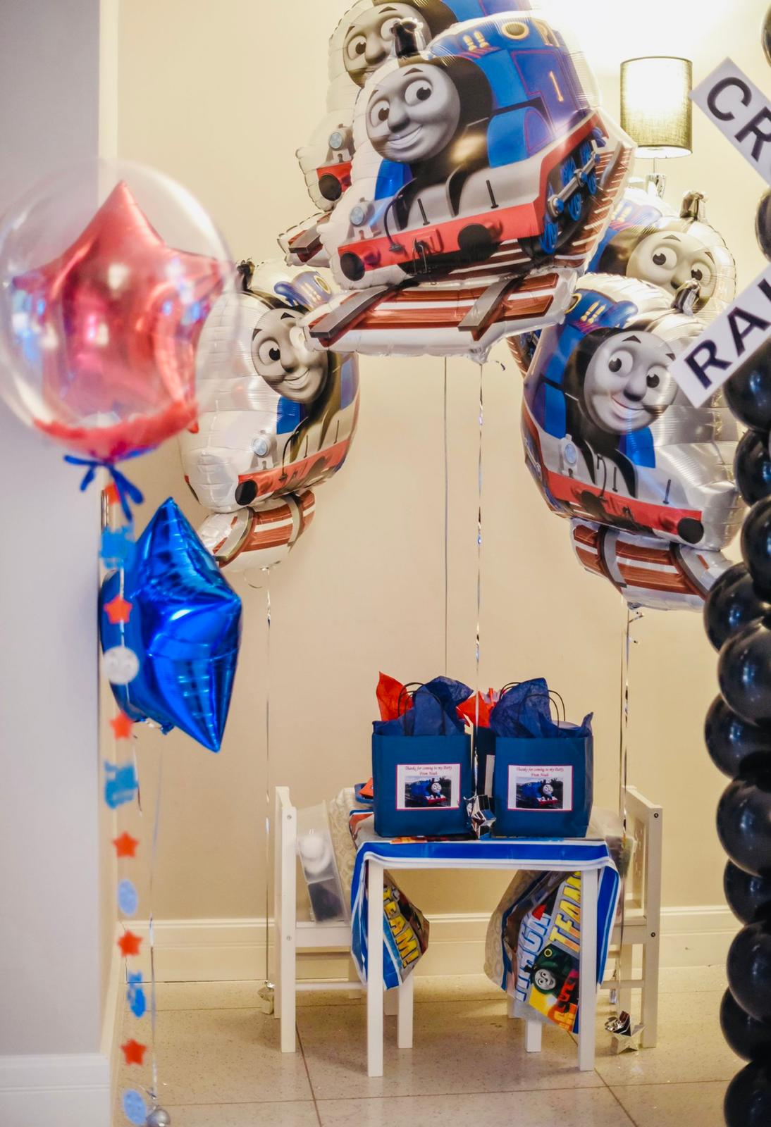 Thomas The Tank Engine Balloons by Bubblegum Balloons