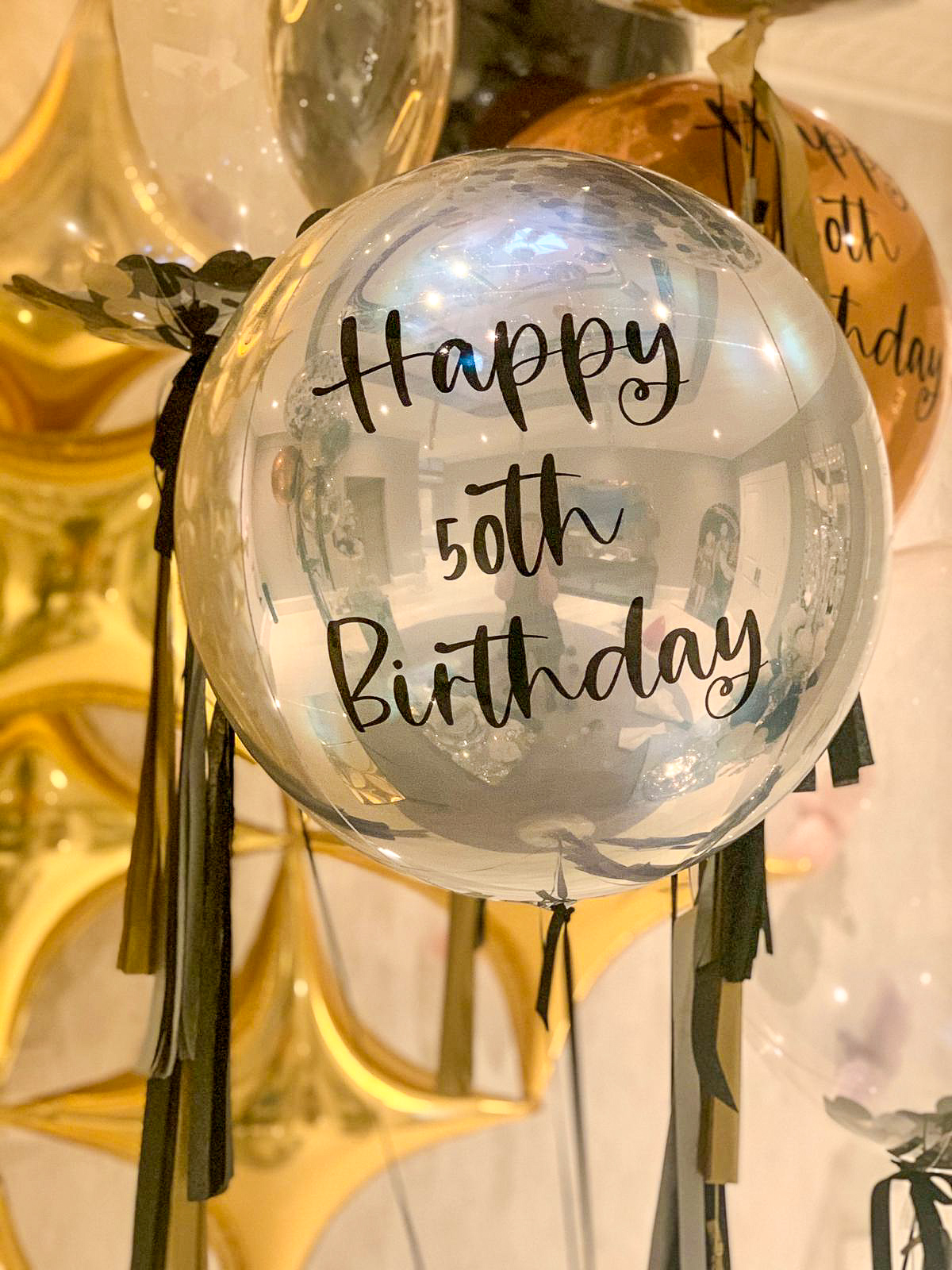 50th Birthday Balloons London
