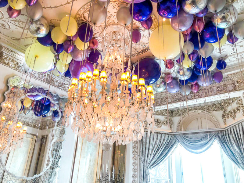 Annabel's Silver Room Purple Ceiling (3)