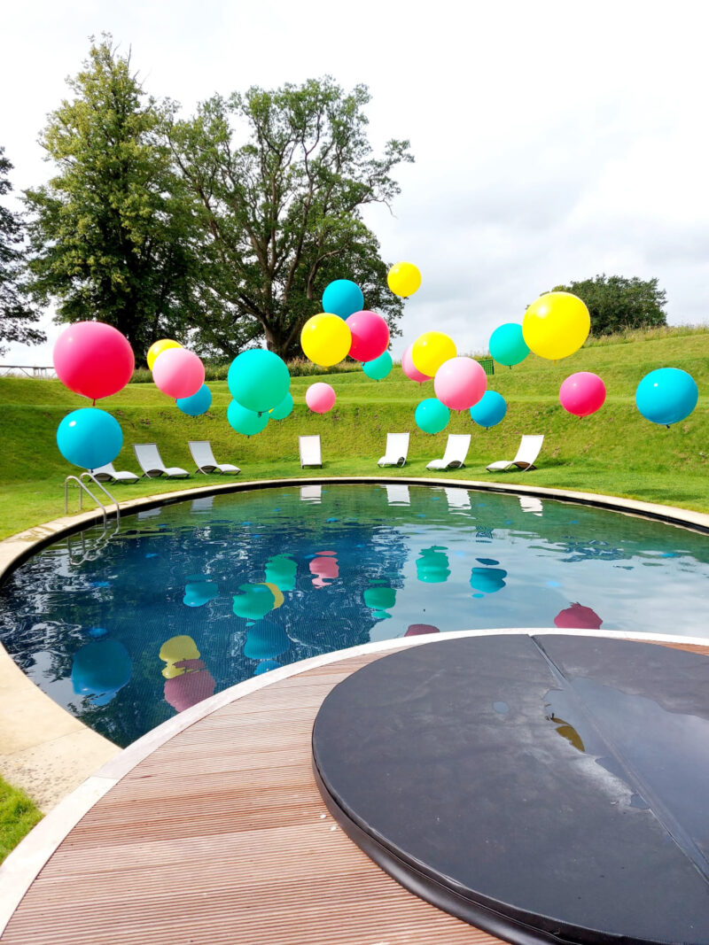 Wilderness Reserve Sibton Estate Wedding Pond Balloons (15)