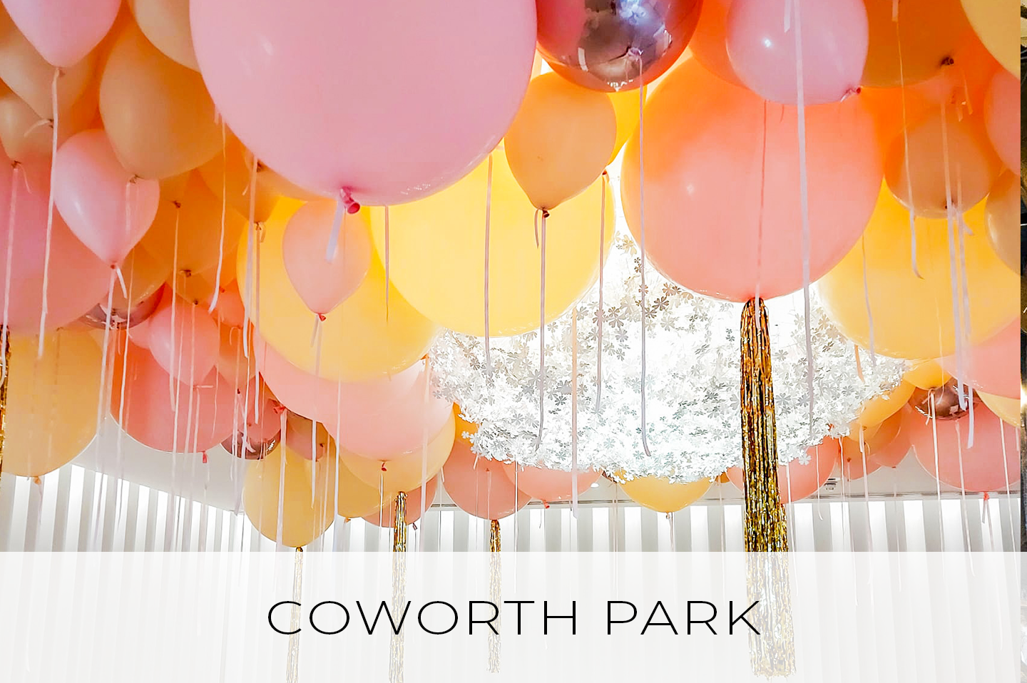 COWORTH PARK Balloon Supplier