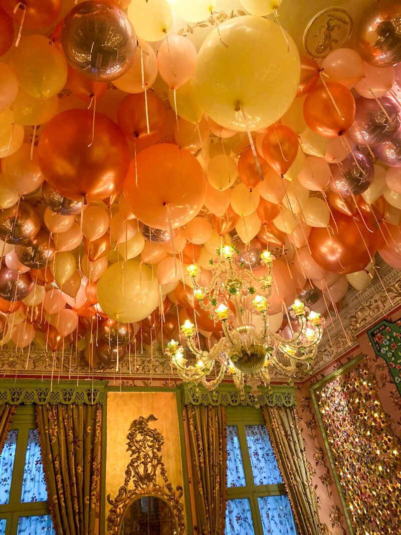Annabel's Flower Room - Pink Ceiling (1)