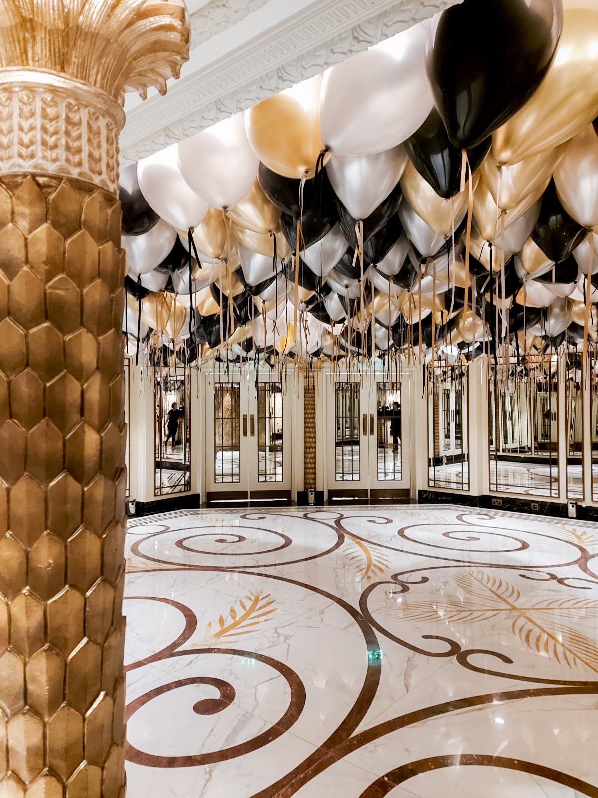 Glitz & Glam Ceiling - The Dorchester - Crush Hall (6)