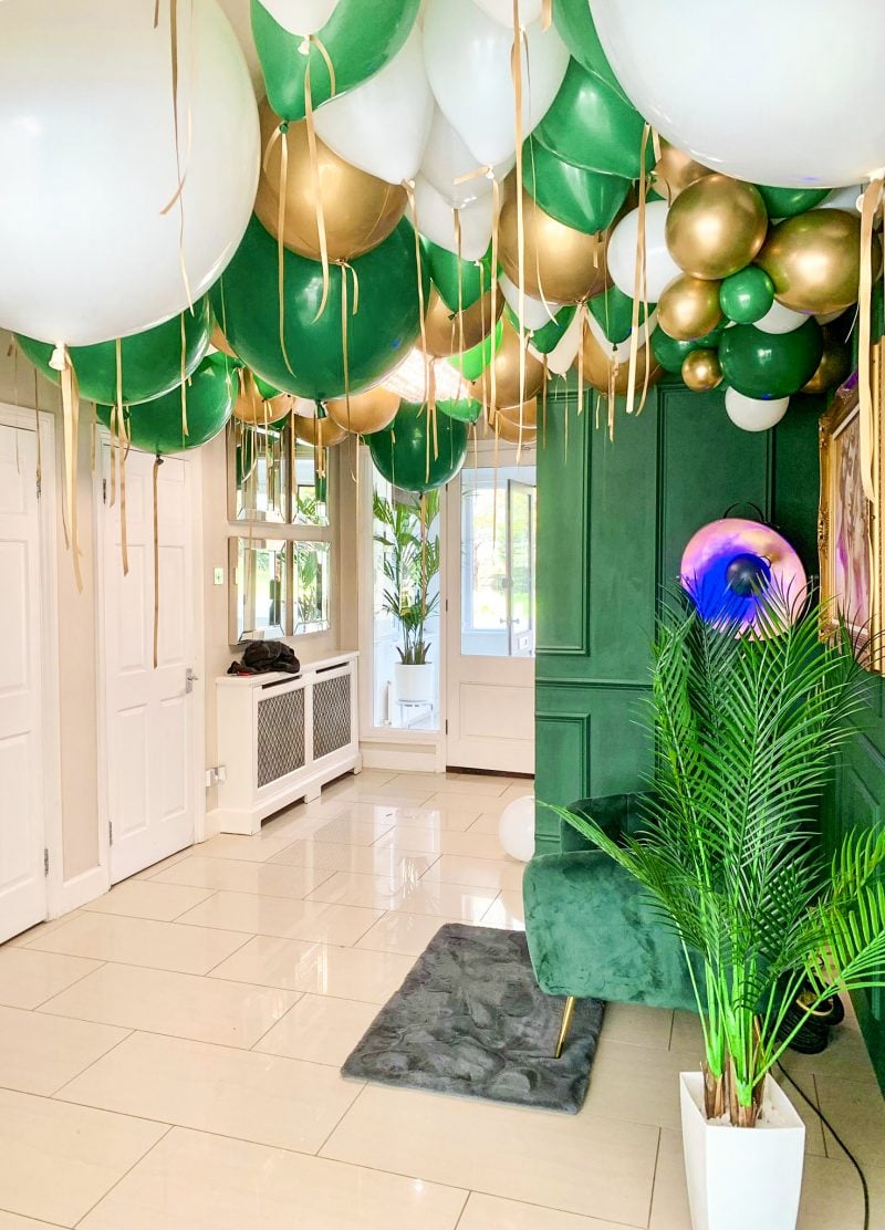 Tedbree Limited - Bridgefoot House Potters Bar - Emerald Green Birthday Balloons (3)