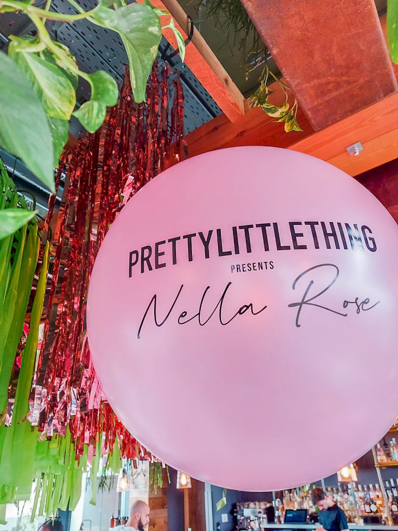 Pretty Little Thing X Nella Rose - Tassel & Branded Install - Treethouse Hotel London - Sync Studio (12)