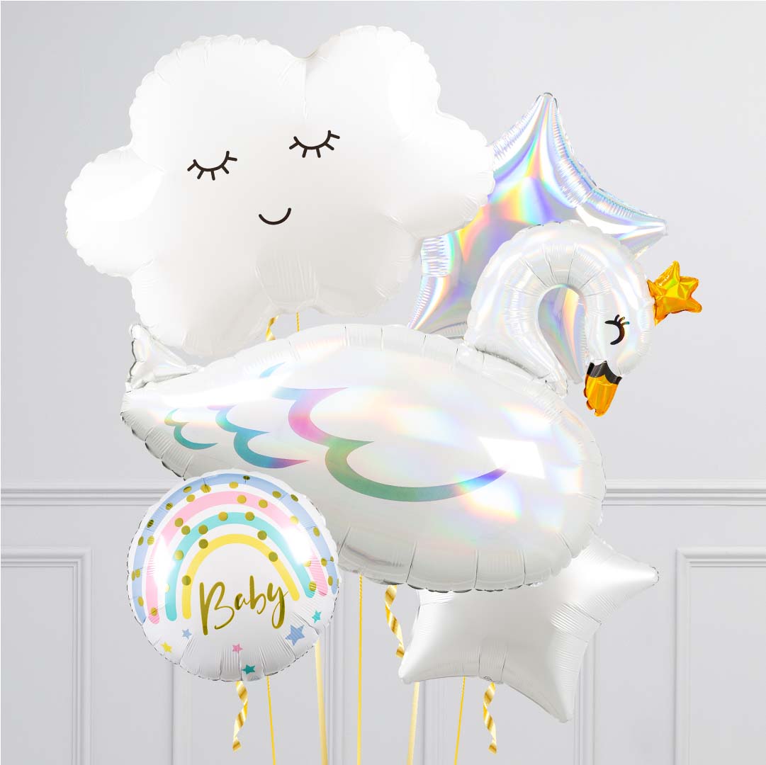 Dreamland New Baby Cloud Inflated Crazy Balloon Bunch