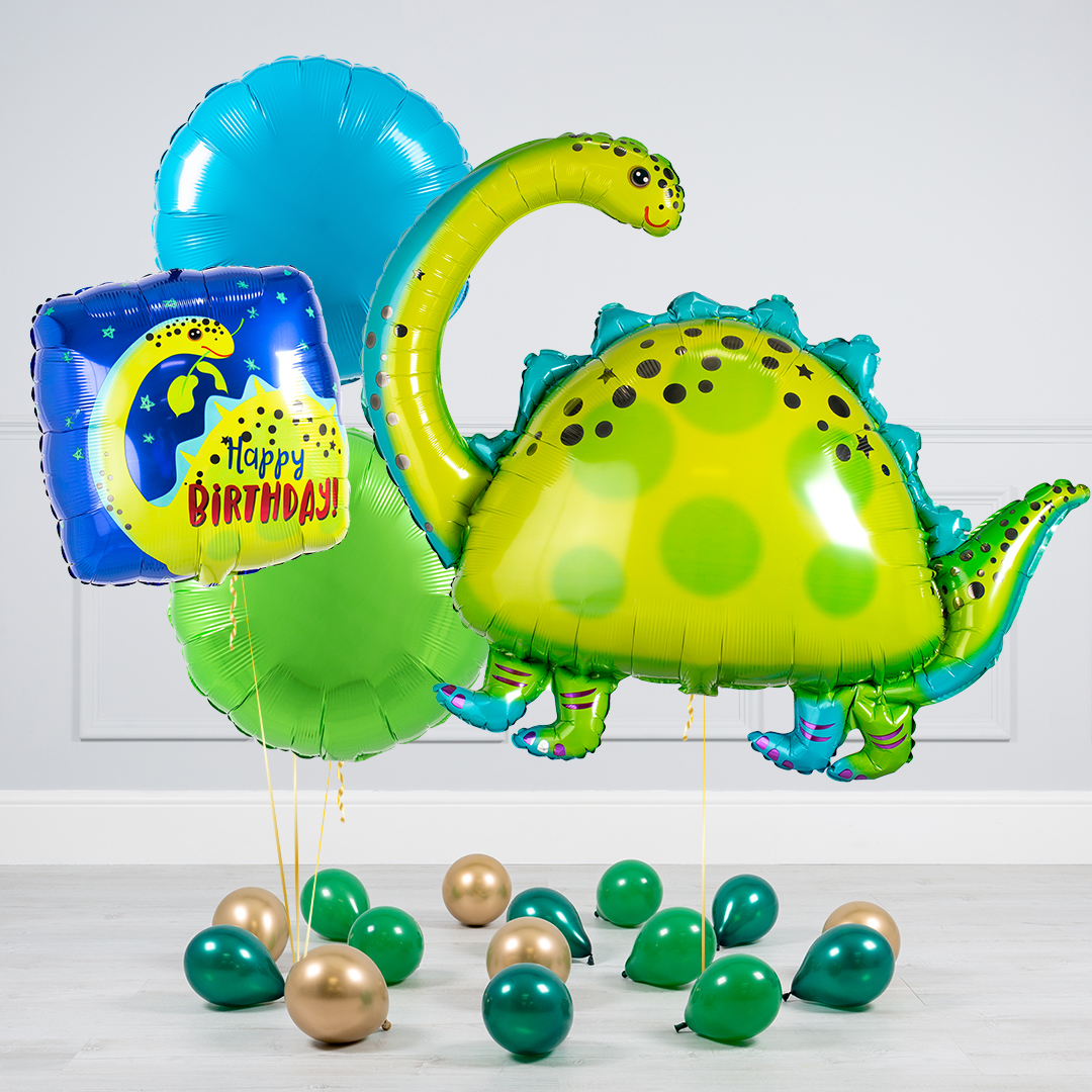 BRONTOSAURUS Dinosaur Helium Balloons (2)