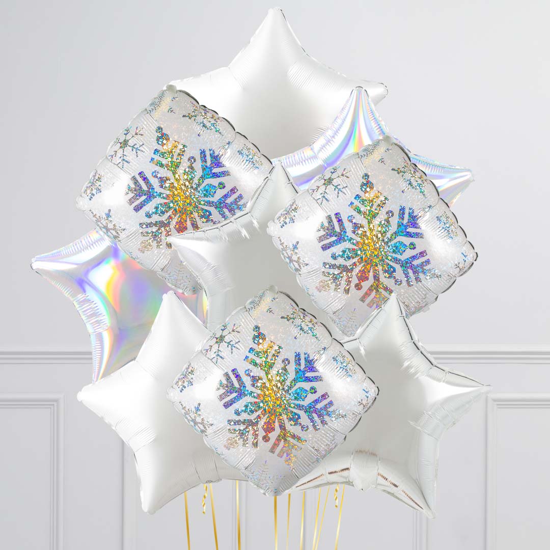 Snowflake Balloons Delivered
