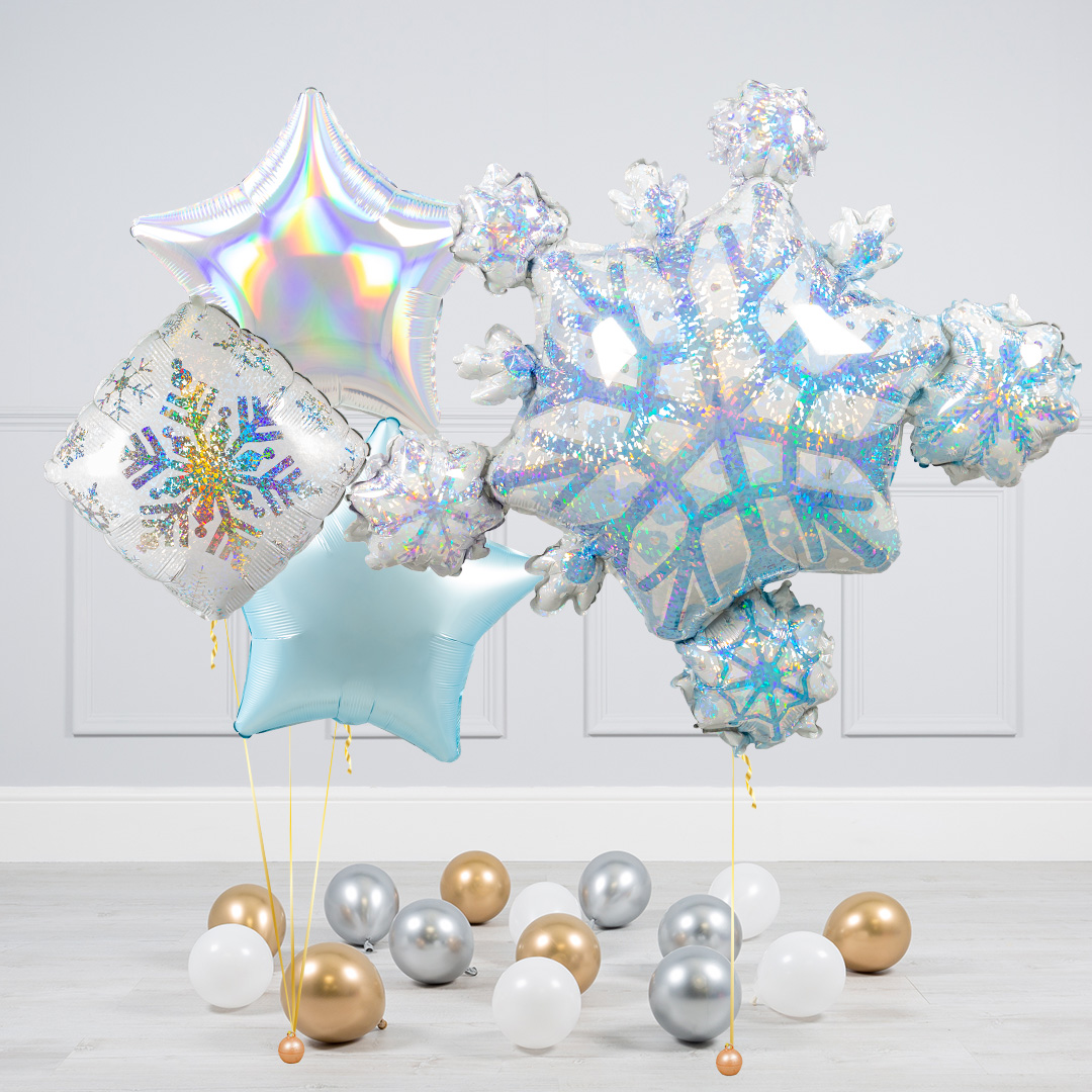 Snowflake Christmas Balloons