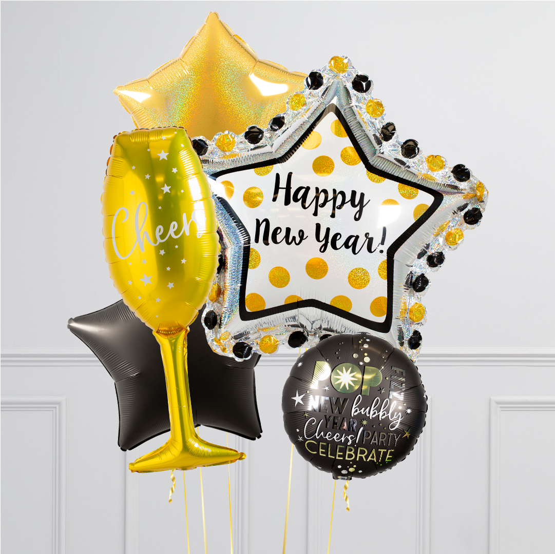 New Year Party Balloons